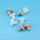 Custom moulded silicone rubber stopper screw